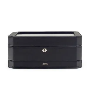 WOLF 10 Piece Windsor Watch Box with Drawer