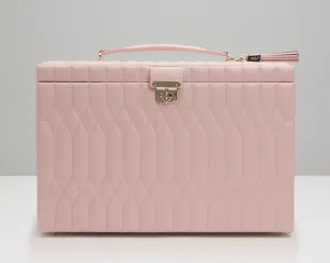 WOLF Caroline Extra Large Jewelry Case - Rose Quartz