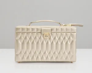 WOLF Caroline Large Jewelry Case - Champagne