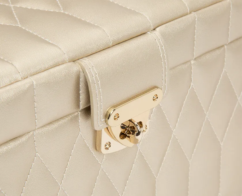 WOLF Caroline Large Jewelry Case - Champagne