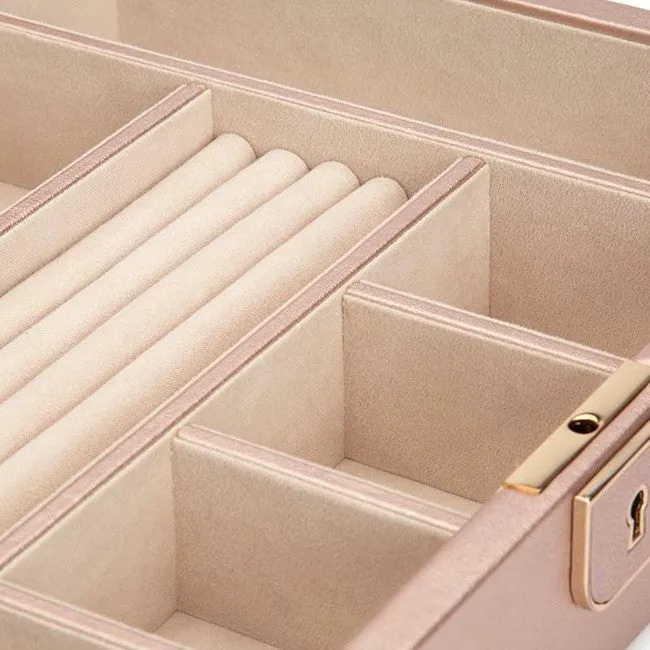 WOLF Palermo Medium Jewelry Box in Rose Gold