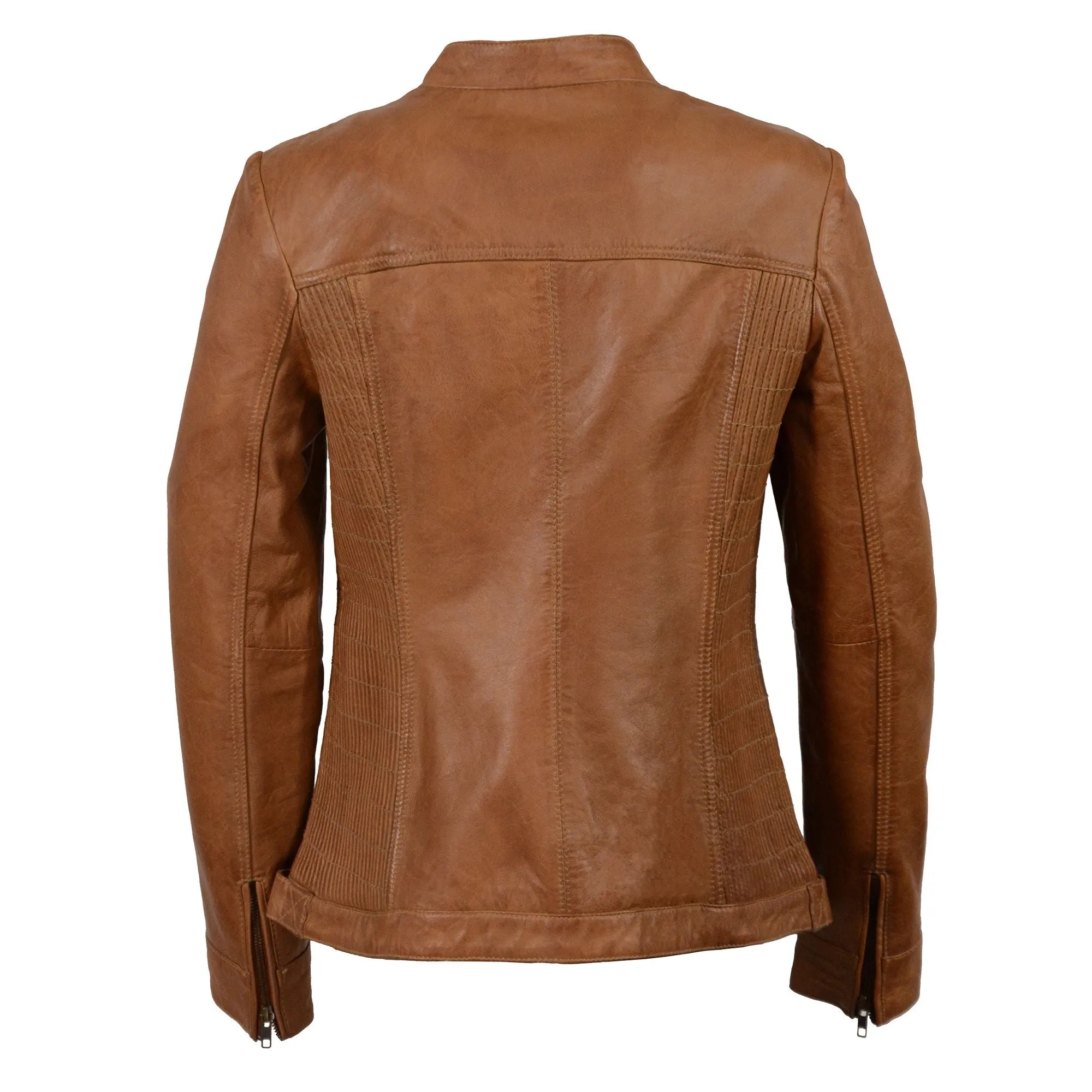 Woman's Zip Front Scuba w/ Side Stretch Fitting
