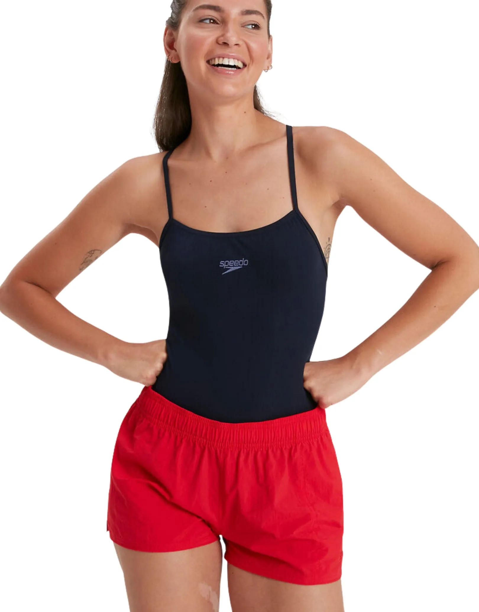 Womens Essential Watershort - Red