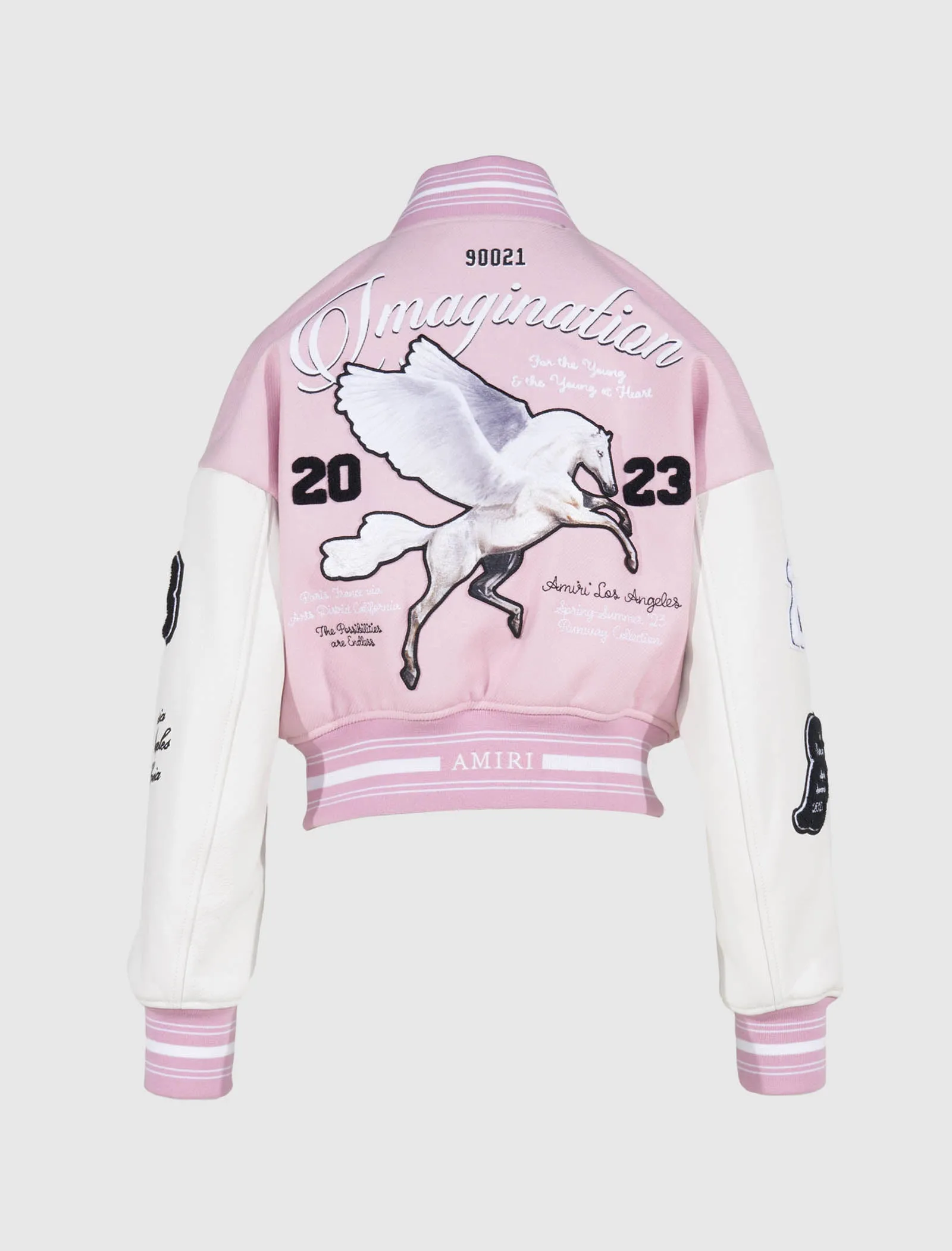 WOMEN'S OVERSIZED VARSITY JACKET