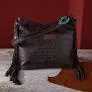 Wrangler Croc Embossed Whipstitch Conceal &  Carry Hobo