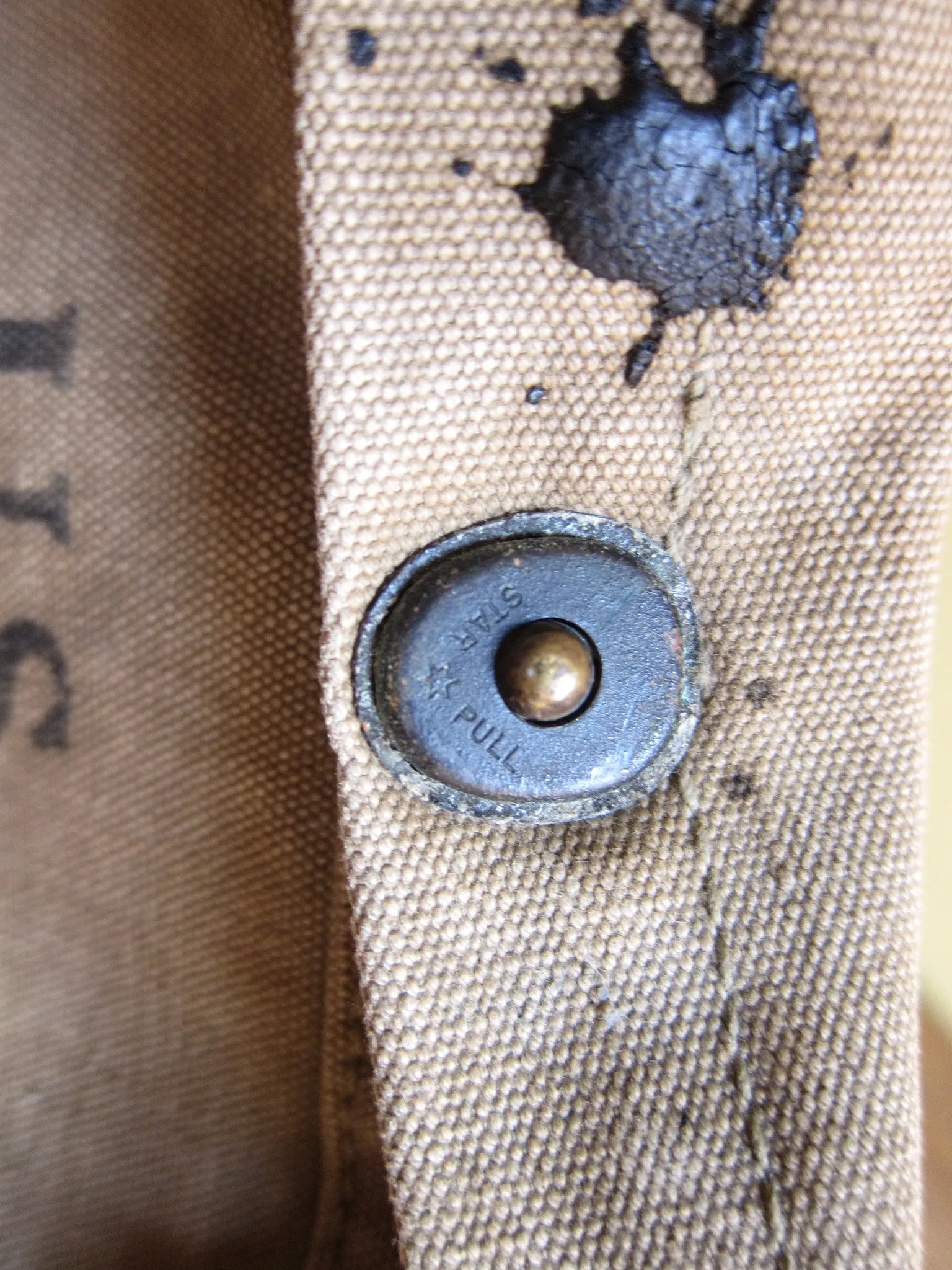 WW2 Canvas Magazine Shoulder Bag by G B Mfg Co, 1942