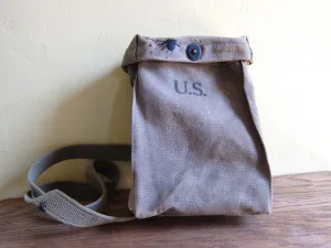 WW2 Canvas Magazine Shoulder Bag by G B Mfg Co, 1942