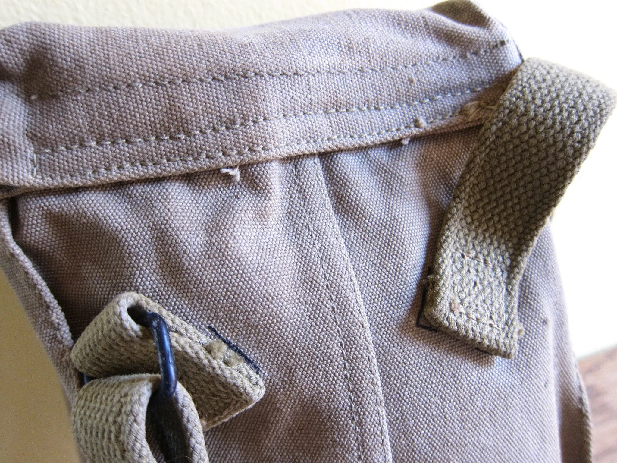 WW2 Canvas Magazine Shoulder Bag by G B Mfg Co, 1942