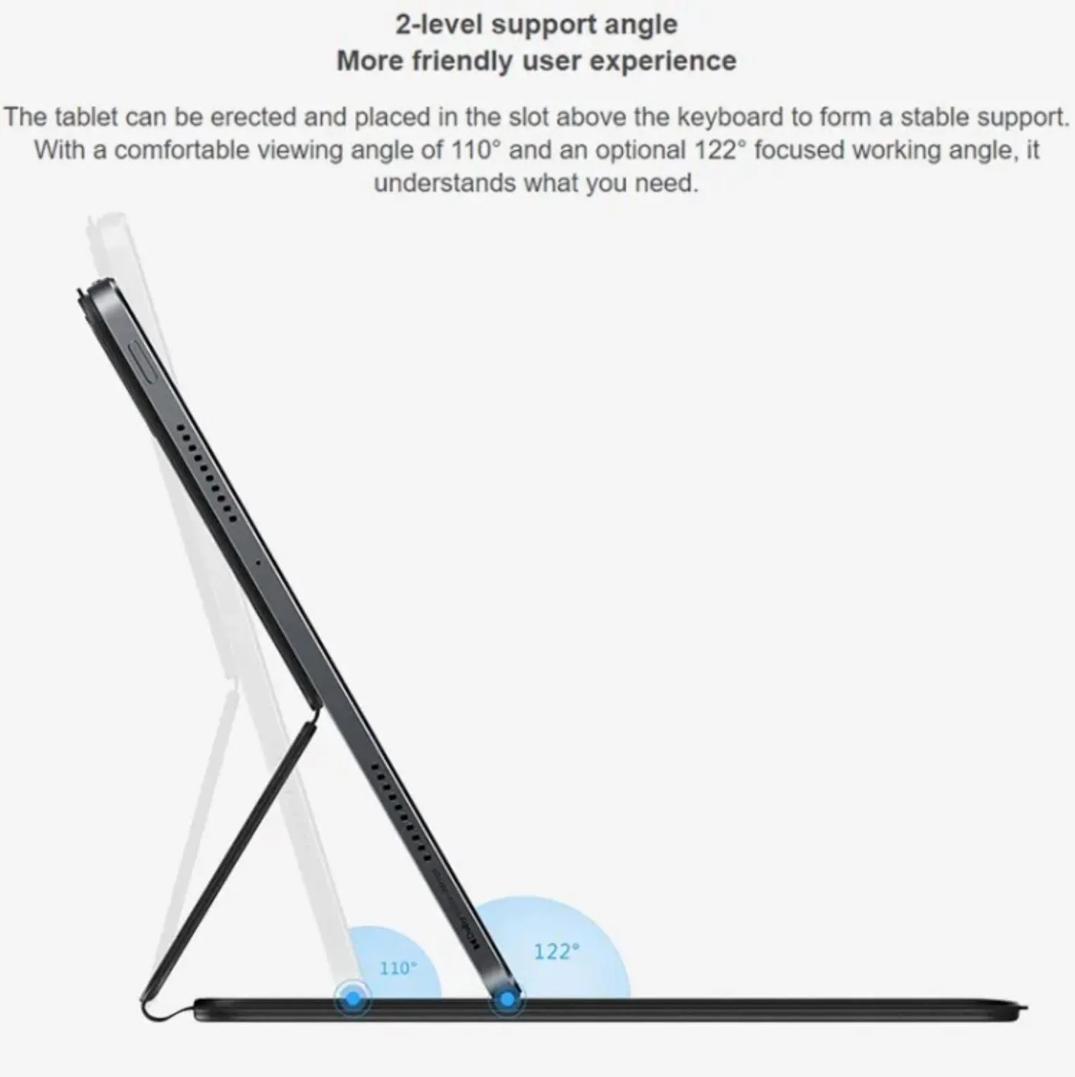 Xiaomi Pad 5 Pro 12.4 Leather Tablet Protective Case & Keyboard