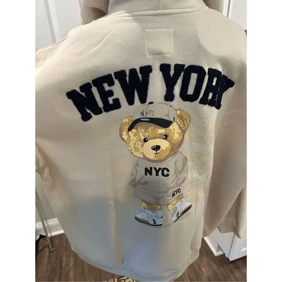 Zippered Hoodie by No Comment Plus