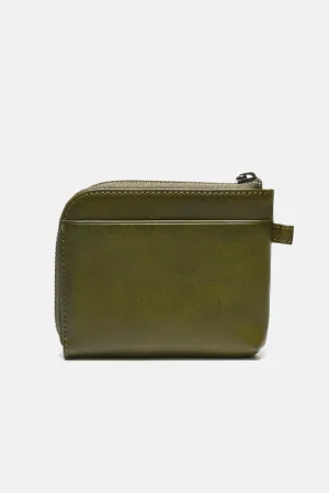 Zippered Leather Wallet