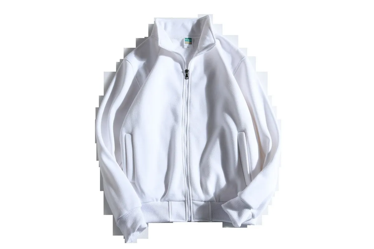 Zippered Long-Sleeved Sweater With 2 Pockets