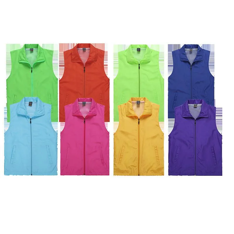 Zippered Sleeveless Jacket