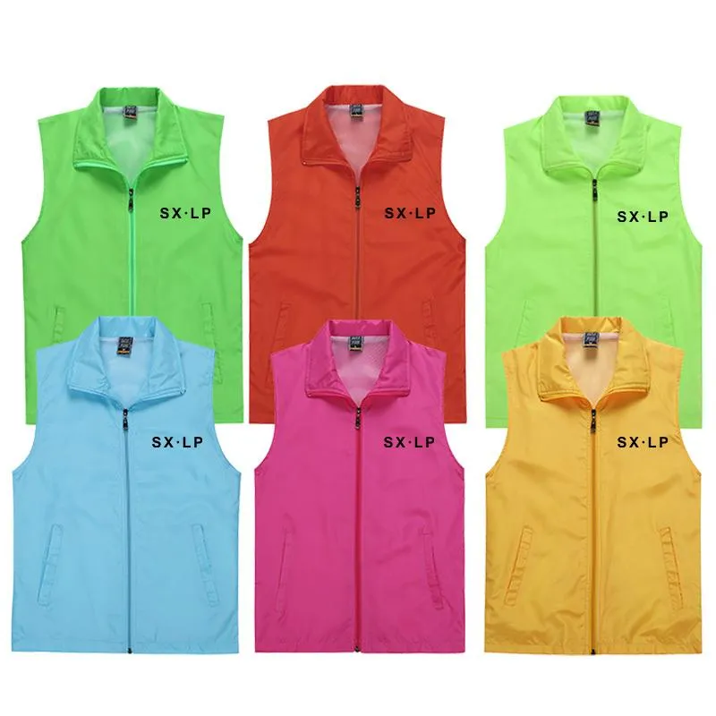 Zippered Sleeveless Jacket