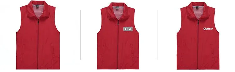 Zippered Sleeveless Jacket