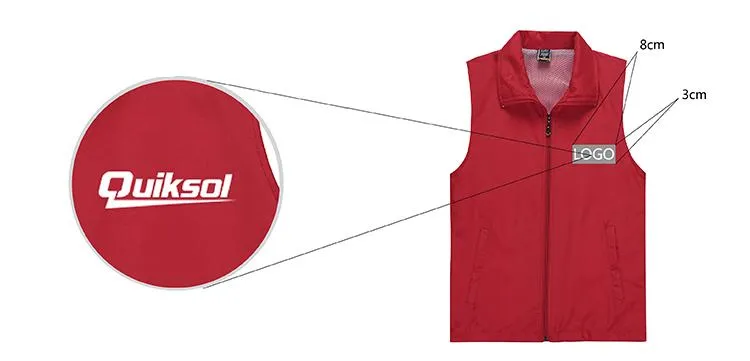 Zippered Sleeveless Jacket