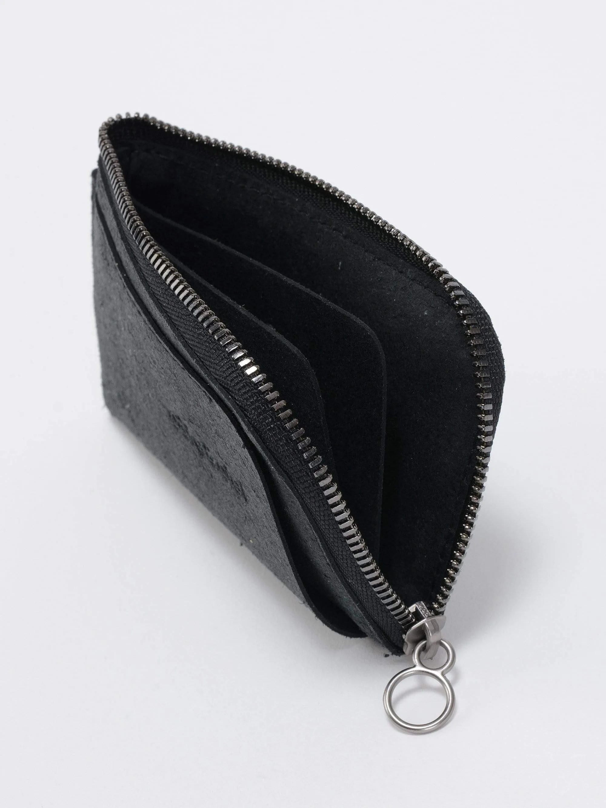 Zippered Wallet Recycled Leather
