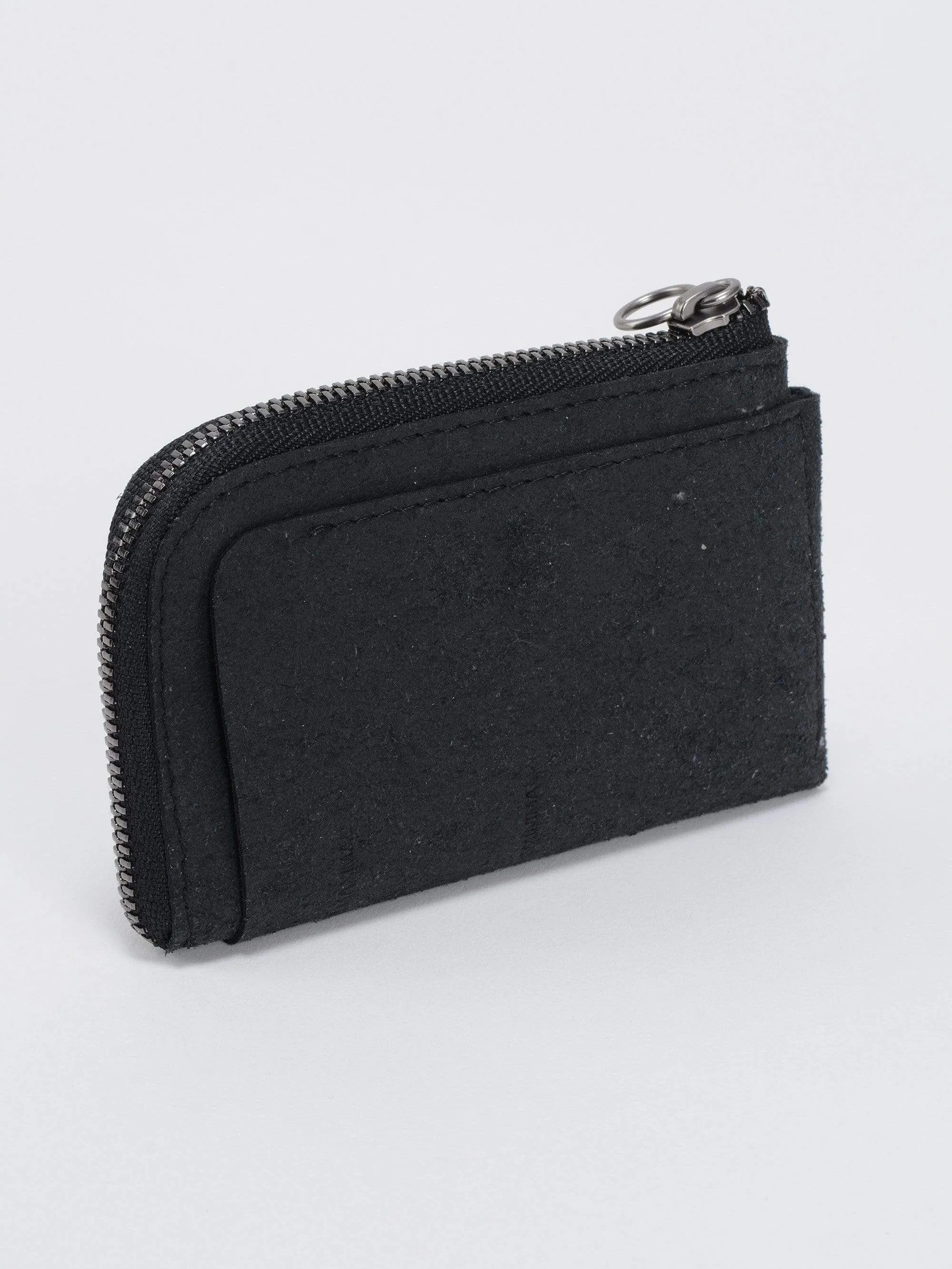 Zippered Wallet Recycled Leather