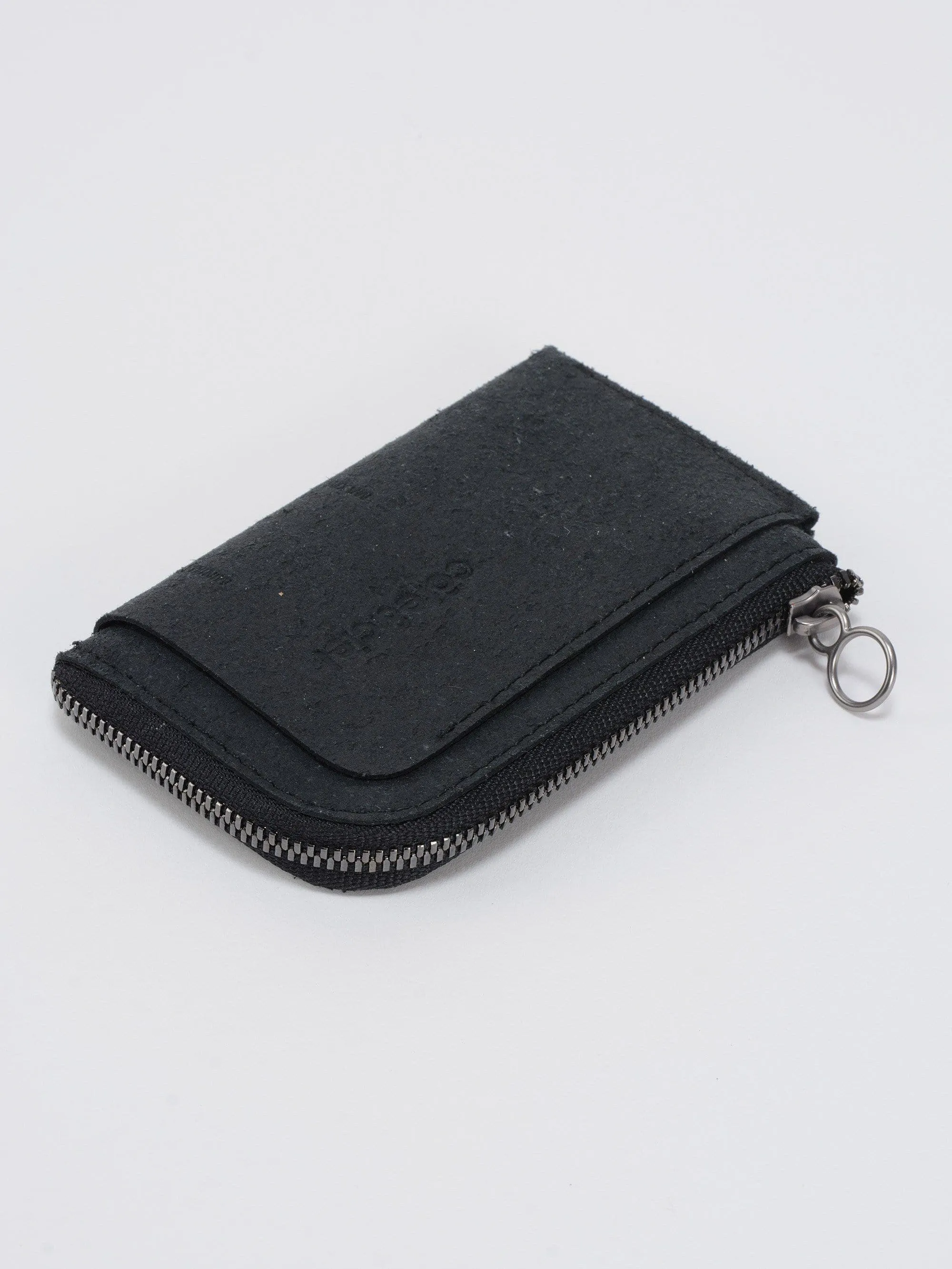 Zippered Wallet Recycled Leather